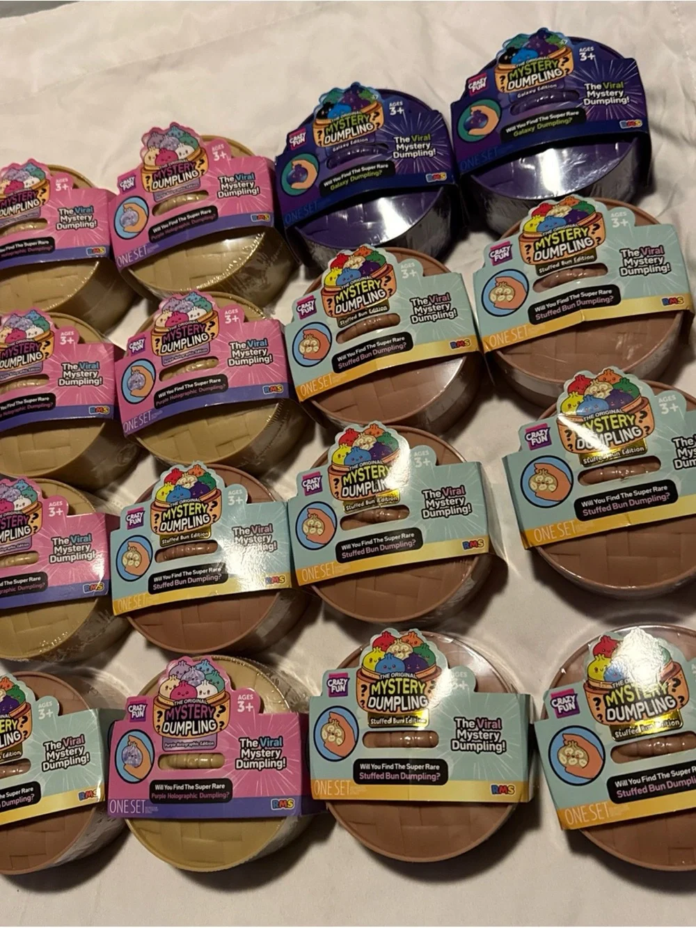 Viral Mystery Dumpling Squishy Toy - Assorted Colors x16 lot of 16